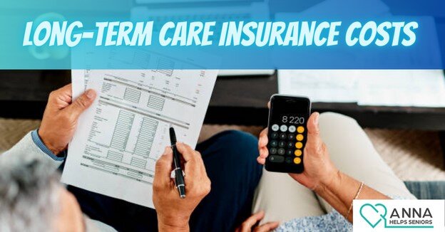 Couple computing long-term care insurance costs.