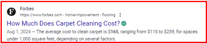 selling a home with bad carpet