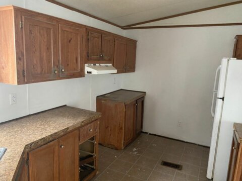 Kitchen Doublewide Mobile Home For Sale in South Carolina