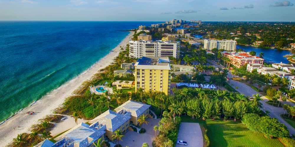 Naples Coast Line, Florida Aerial View
