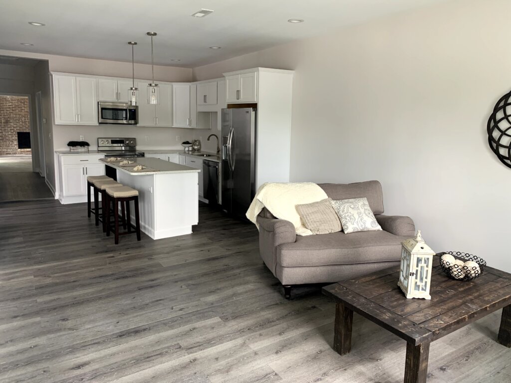 After Photos of a KY Hoarder House Living Room