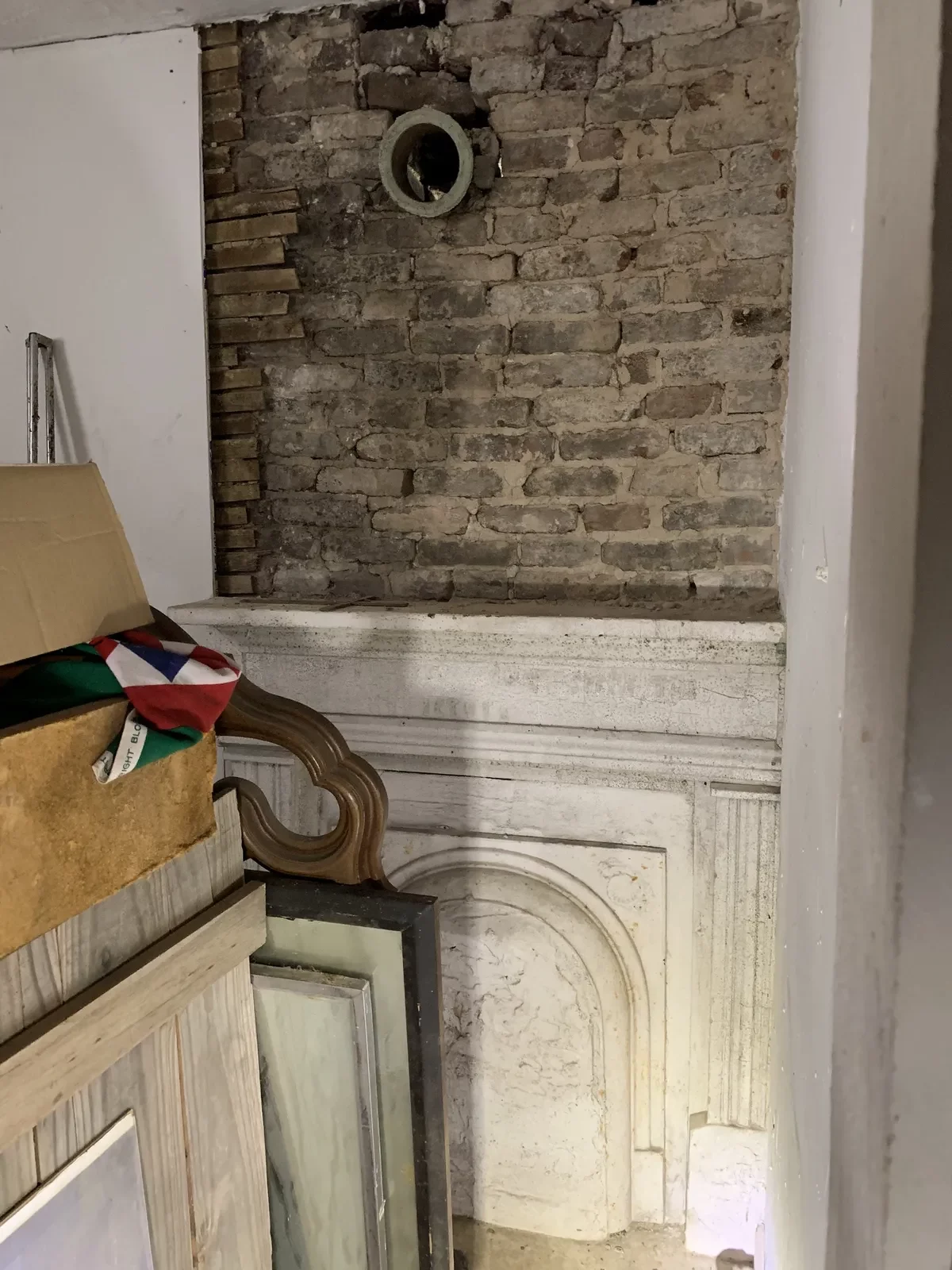 Before: Kitchen or living area in MLK Blvd home, Lexington KY