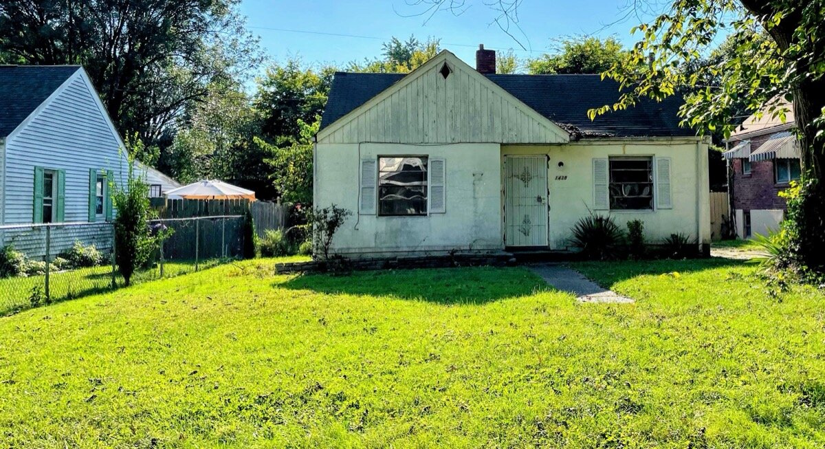 1113 Longfield Ave near Churchill Downs, Louisville - an inherited property we purchased for an out-of-state administrator