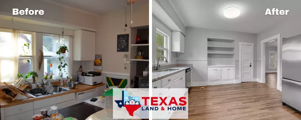 we buy houses before and after