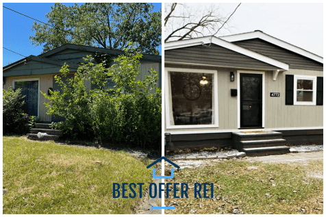 Cleveland House Before and After we buy houses any condition