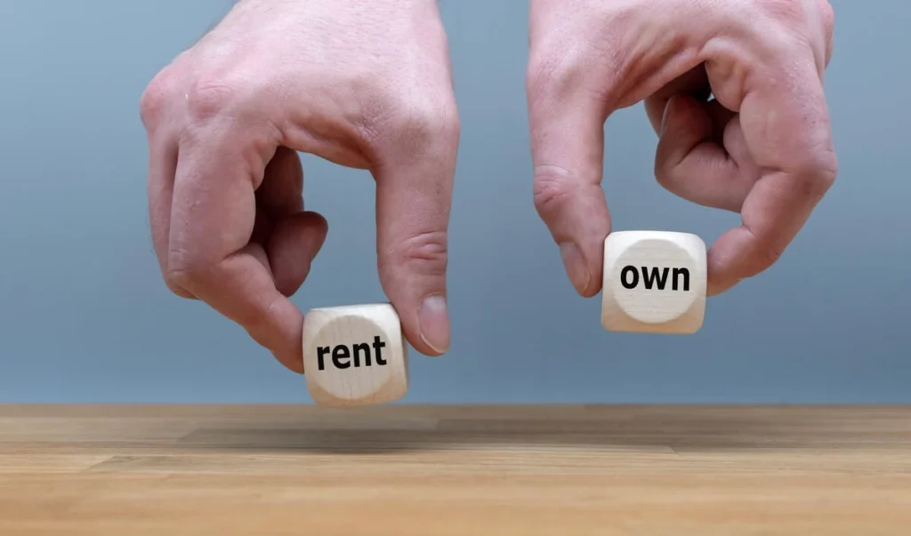 Houston homeowner reviewing a rent-to-own home selling agreement in Texas
