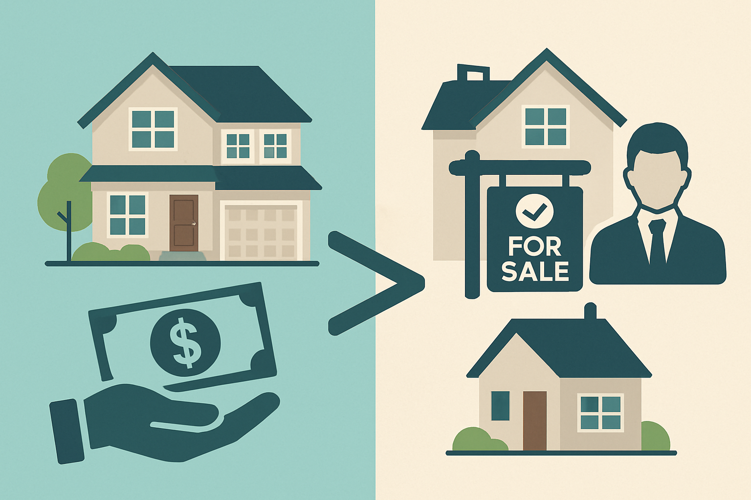 Cash Buyer is Better Than Listing with a Realtor