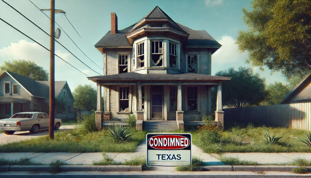 Sell a Condemned Property Fast in Texas