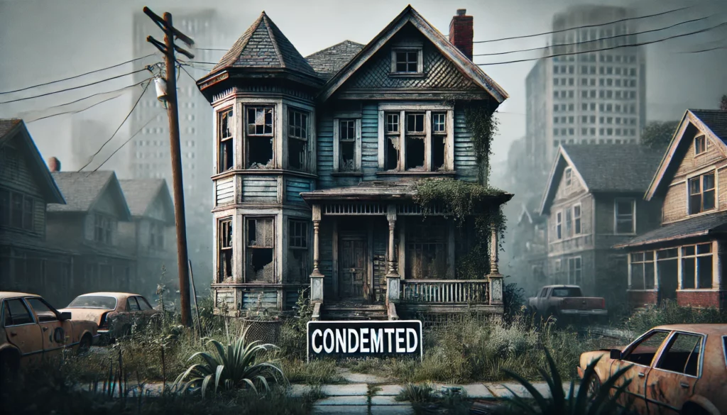 Condemned in Houston TX
