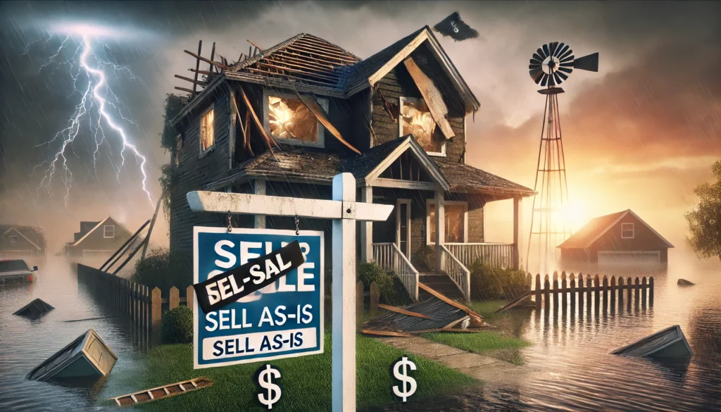 Benefits of Selling Your Houston Home As-Is After Storm Damage