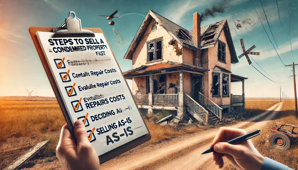 Steps to Sell a Condemned Property Fast in Texas