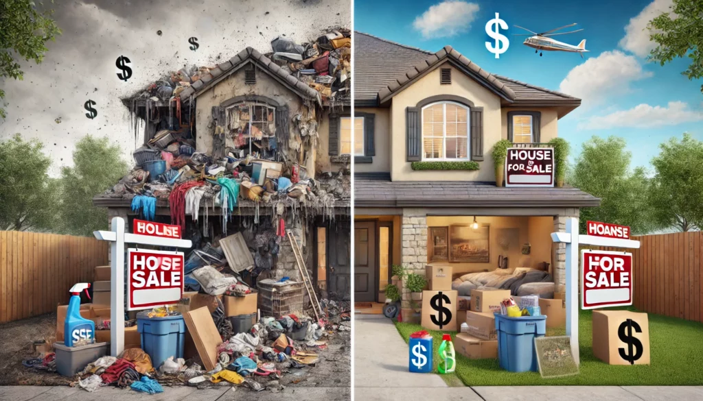 Cost of Cleaning vs. Selling a Hoarder House in Dallas