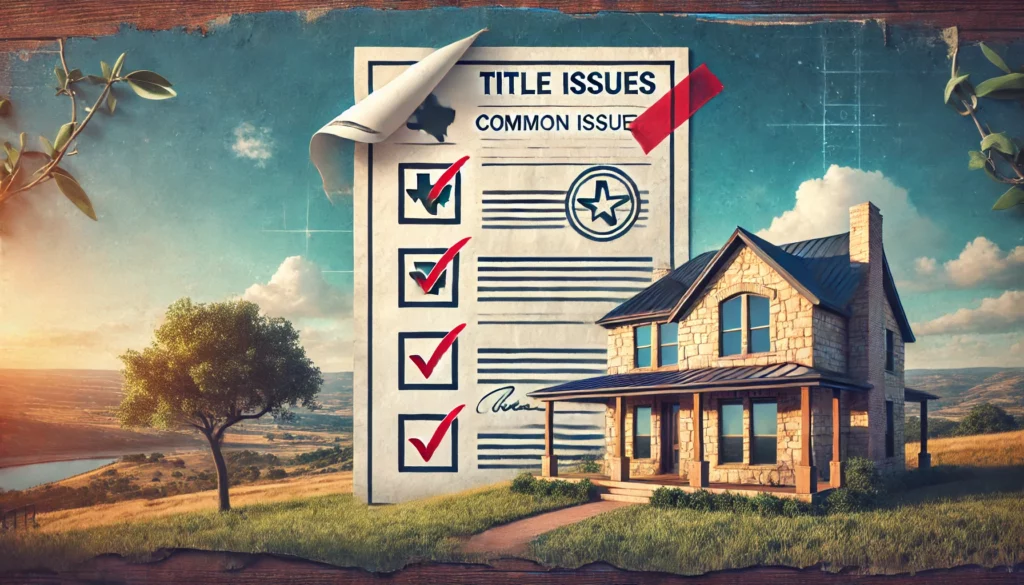 Common Title Issues in Texas