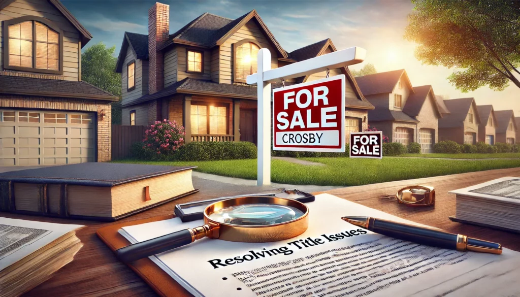 Resolve Title Issues Quickly When Selling Your Home in Crosby
