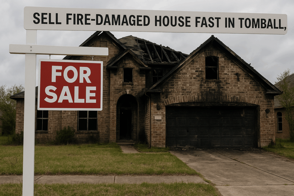 Sell Your Fire-Damaged House Fast in Tomball, TX