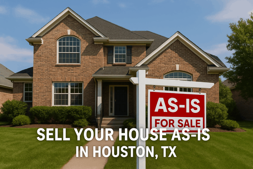 Sell Your House As-Is in Houston, TX