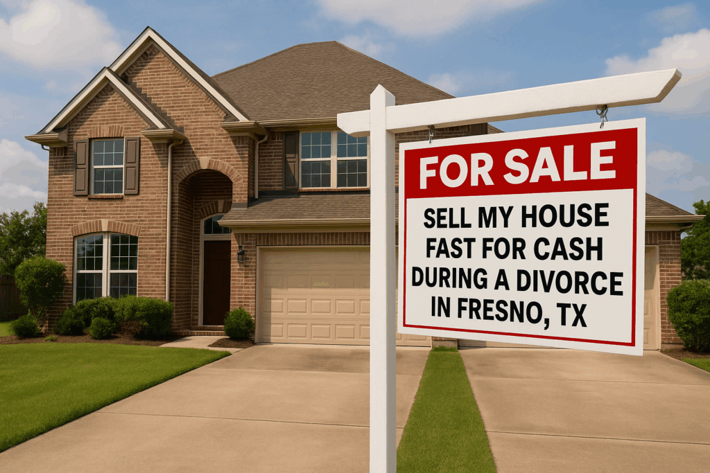 Sell Your House Fast for Cash During Divorce in Fresno, TX