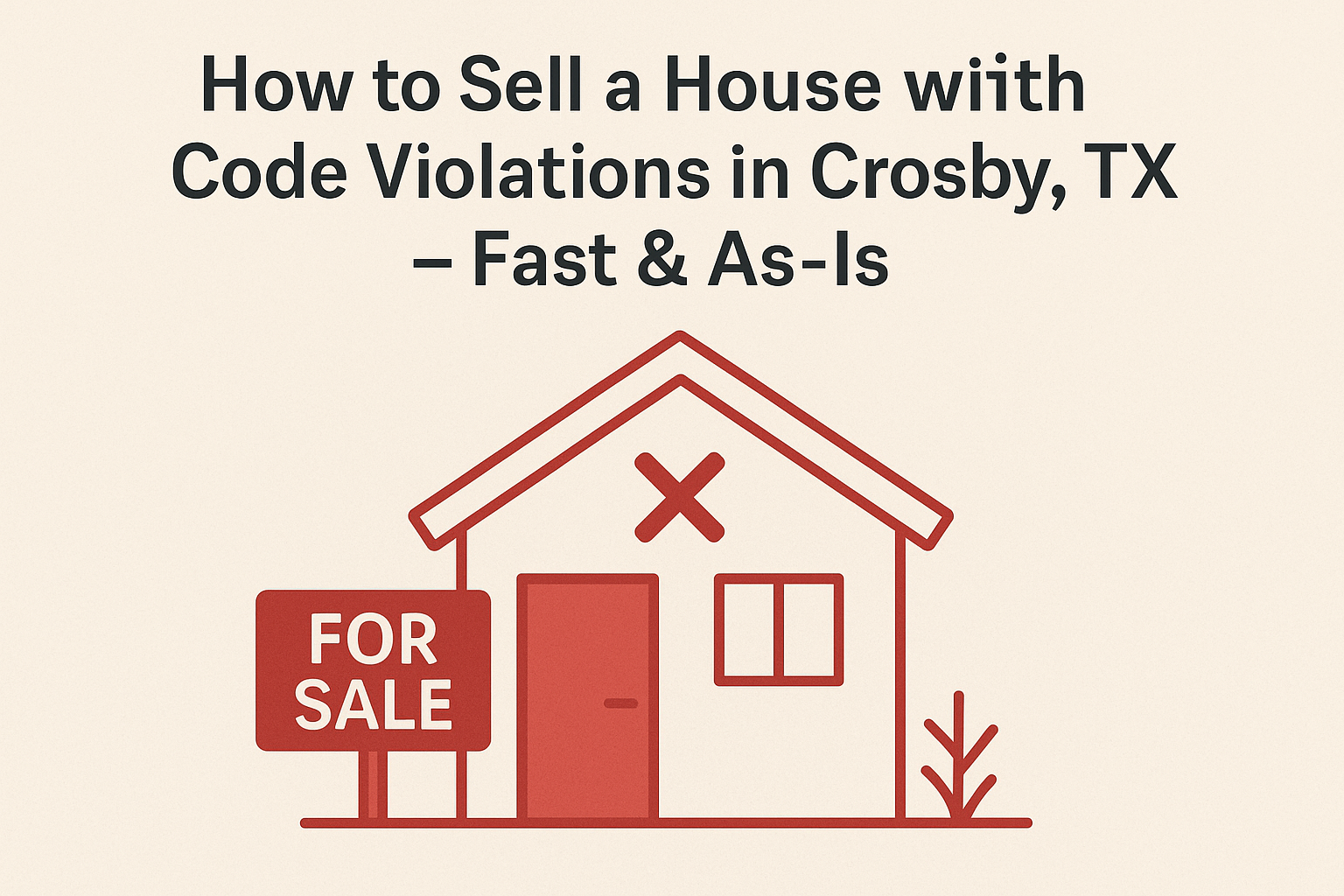 Sell Your House with Code Violations in Crosby, TX