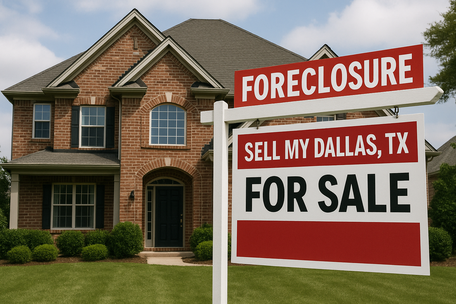Sell Your Dallas, TX Home for Cash During Foreclosure