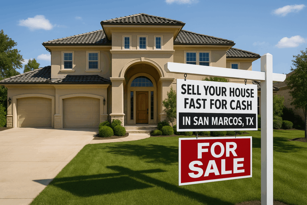 Sell Your House Fast for Cash in San Marcos, TX in Any Condition