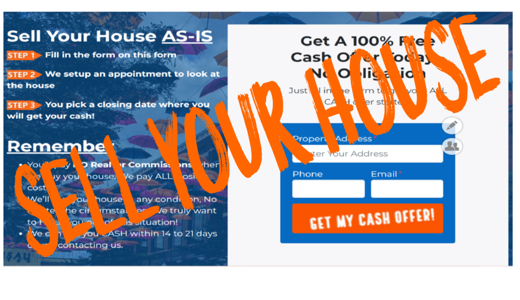 sell your house page