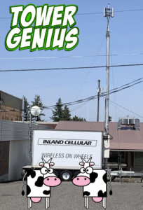 Cell on Wheels in Idaho funny. 