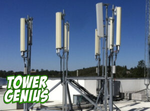 Rooftop AT&T antennas California.