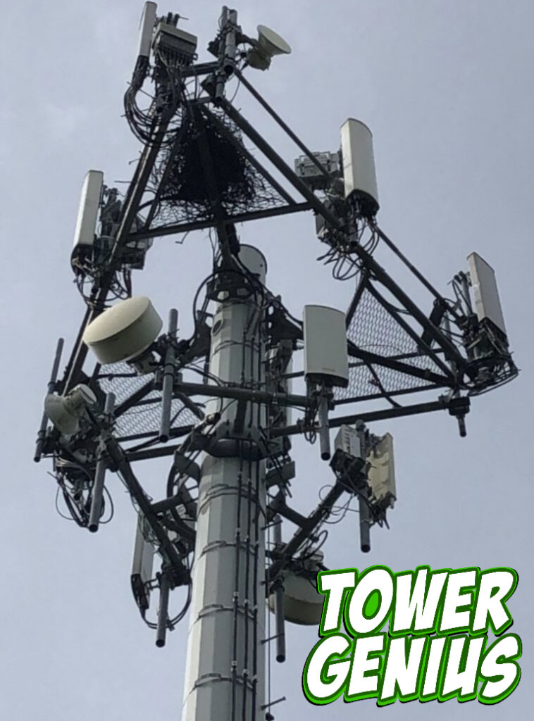 Monopole cell tower