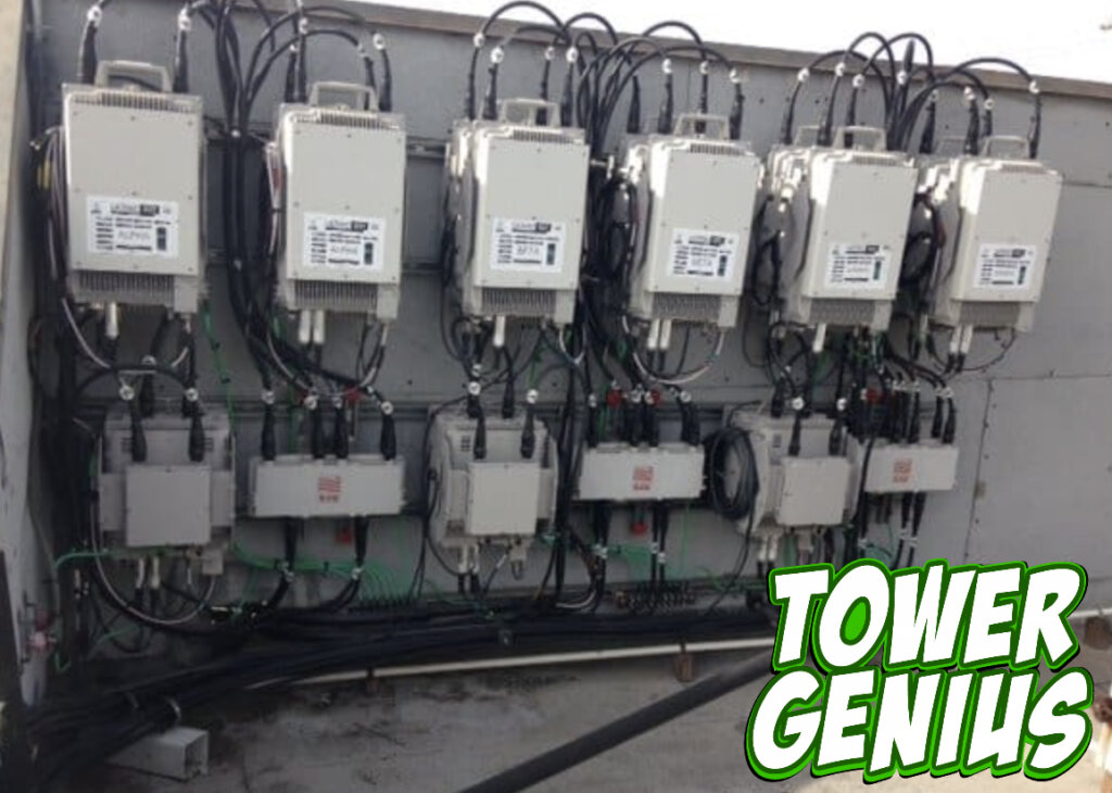 Sprint rooftop cell site equipment