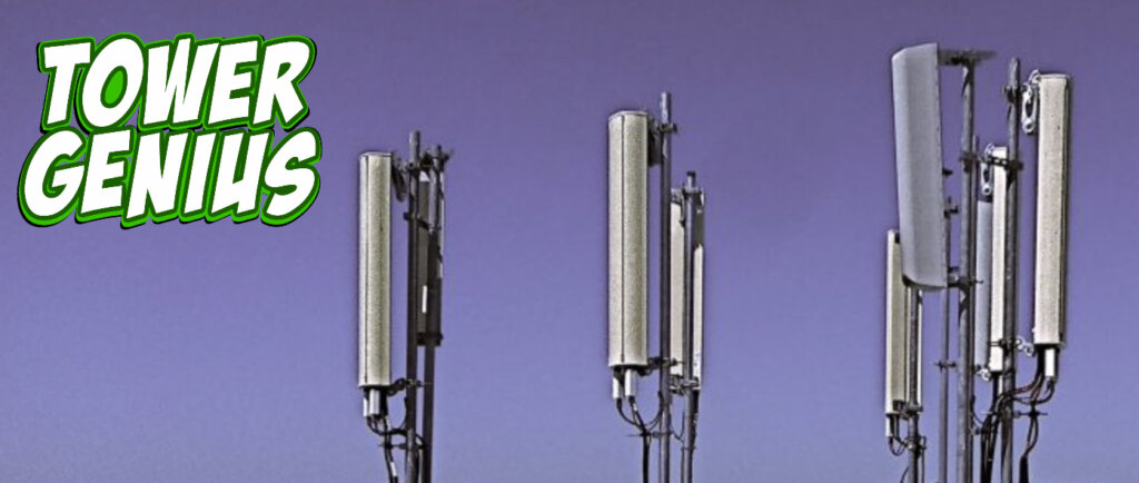 Purple sky cell tower