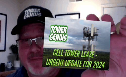 Tower Genius cell tower lease expert with important update and information for landlords.
