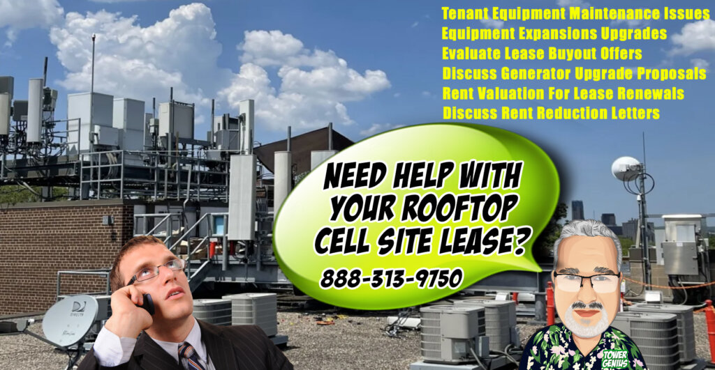 Rooftop Cell Site Lease Consultant. Tower Genius 888-313-9750.