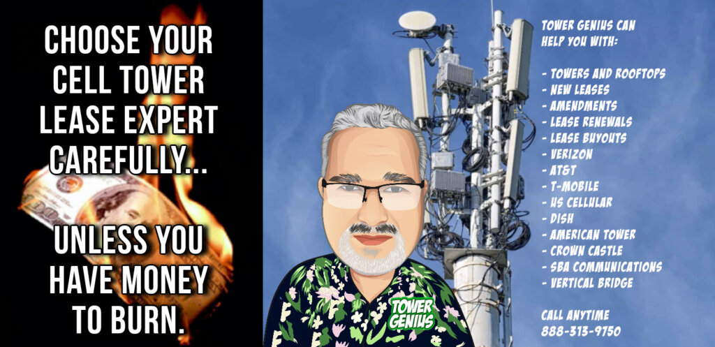 Your Tower Genius cell tower lease consultant can help you with your agreement or offer.