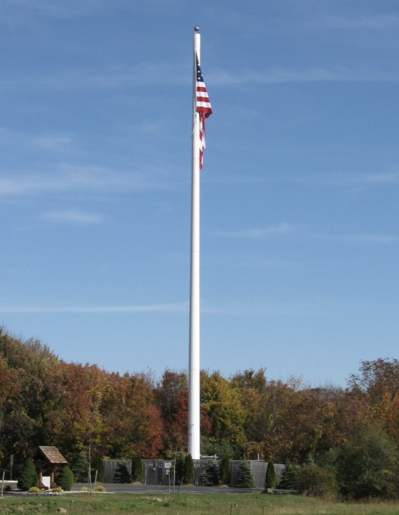 SBA Communications flagpole cell tower in Morris County, NJ.