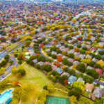 Thousands of houses in suburb