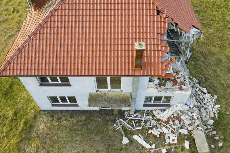 damaged home roof