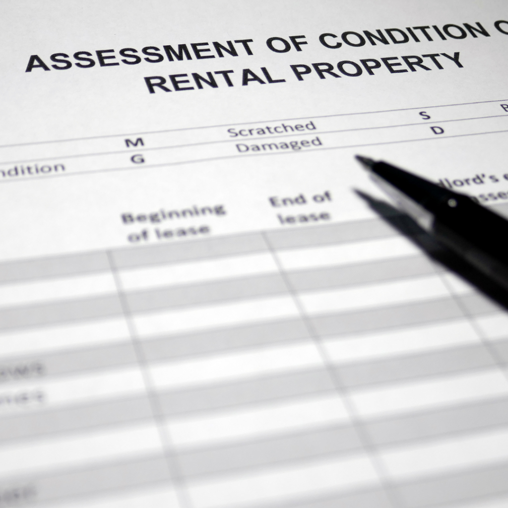 assessment of condition on rental property