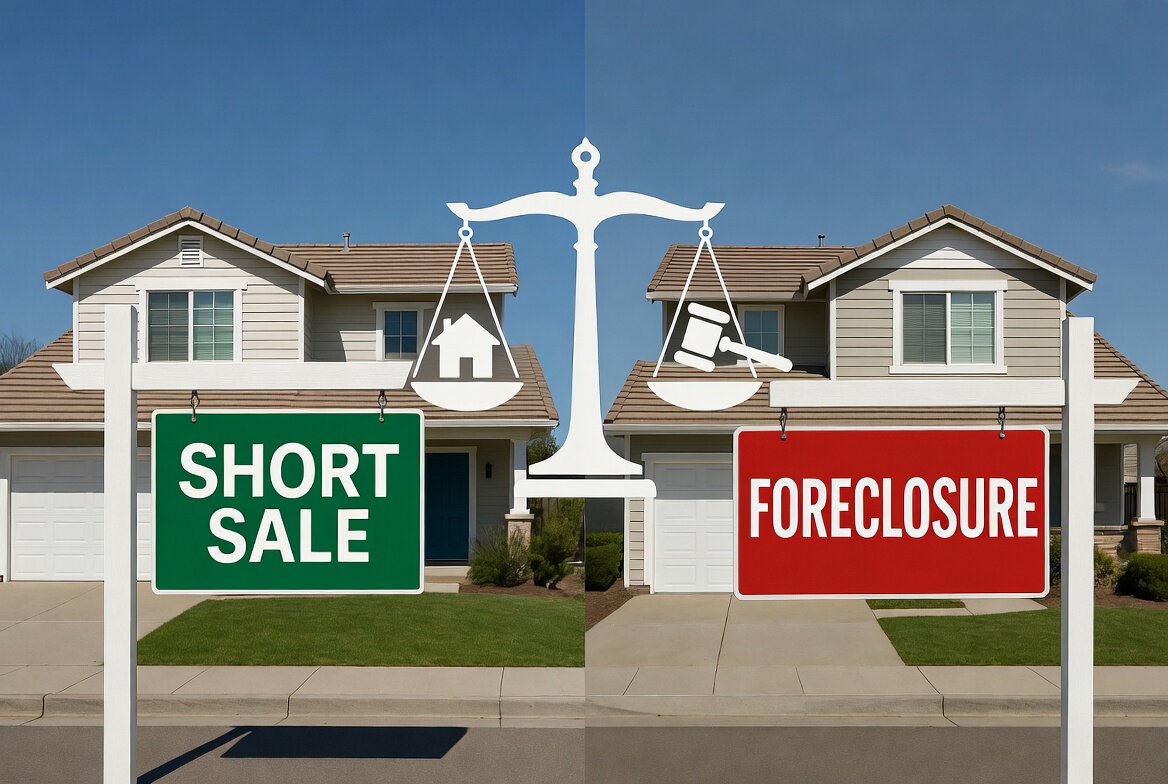 Short sale vs foreclosure comparison Sacramento County CA 2026