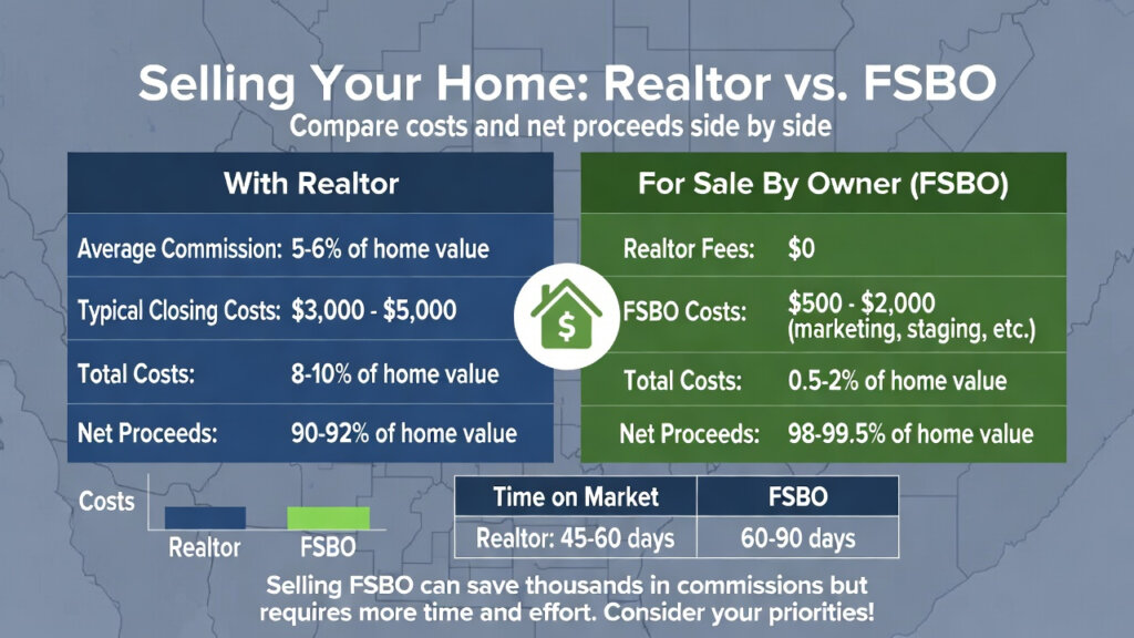 FSBO vs agent sale costs Sacramento 2026