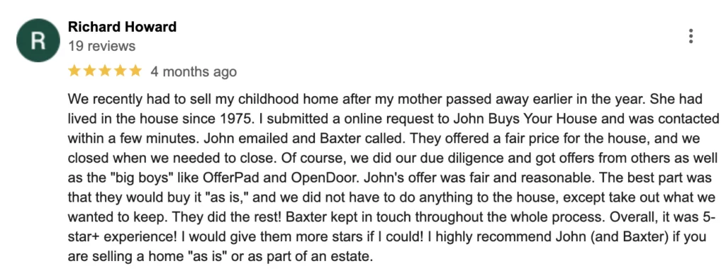 We Buy Houses As is Charlotte 