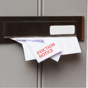 Eviction effect on mobile home in 