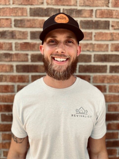 Photo of founder and owner of Revivalist Homes. A company that buys houses in Franklin Kentucky.