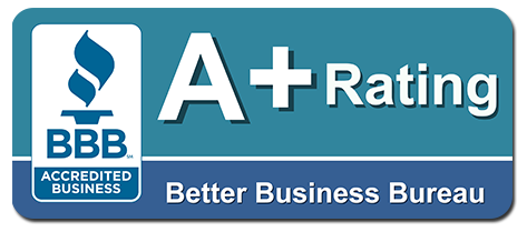 We are A+ rated with the Better Business Bureau