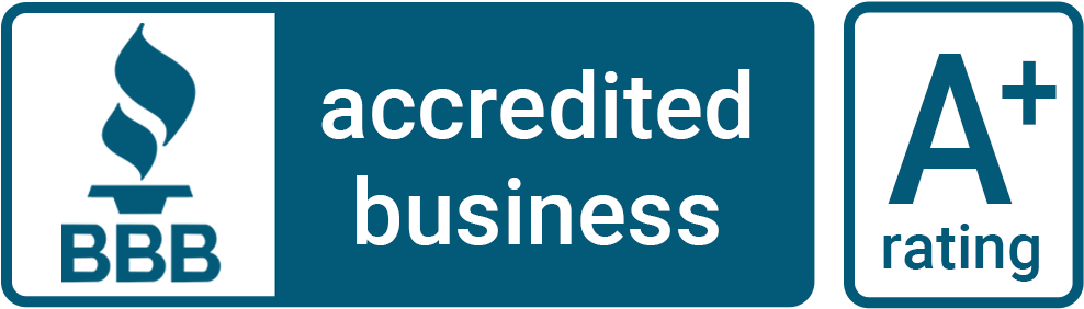 Better Business Bureau accredited business A+ rated