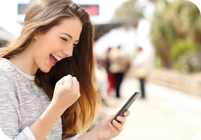 Woman on Mobile