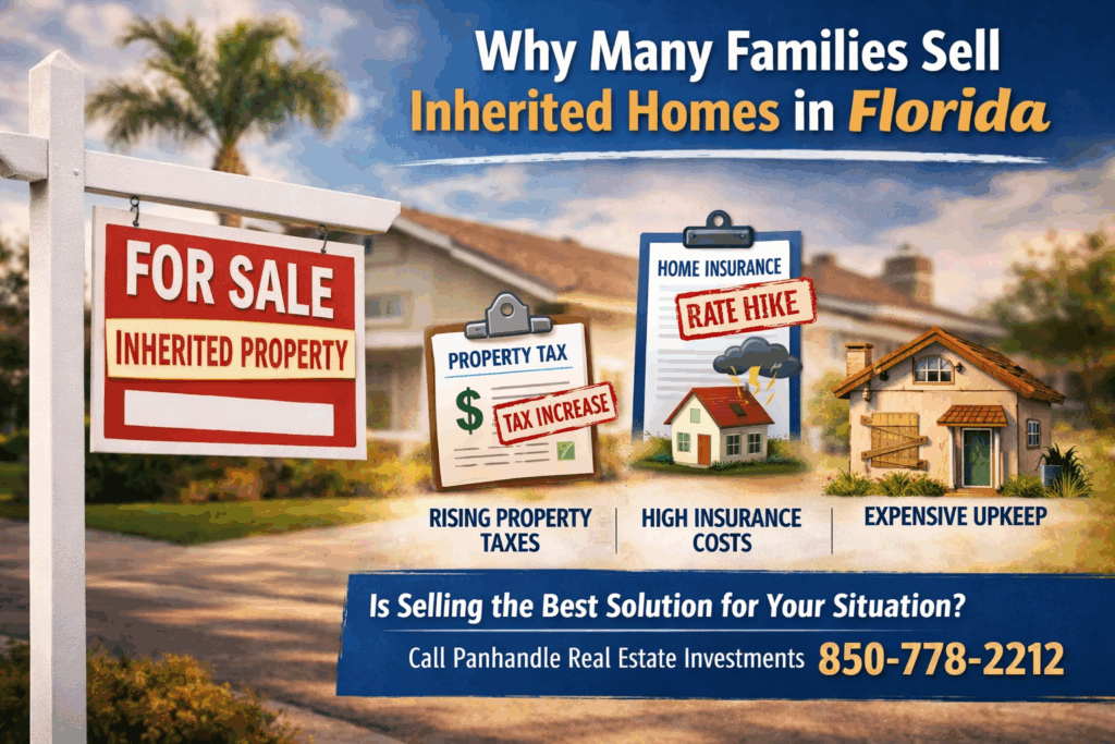 Why do families sell inherited homes in Florida