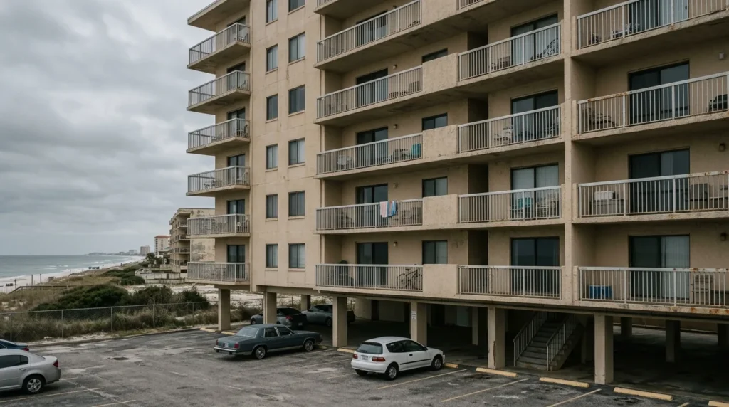 Panama City Beach Florida home exterior illustrating condo failed milestone inspection Florida