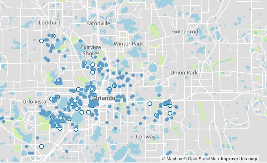 Code Violation Orlando Map