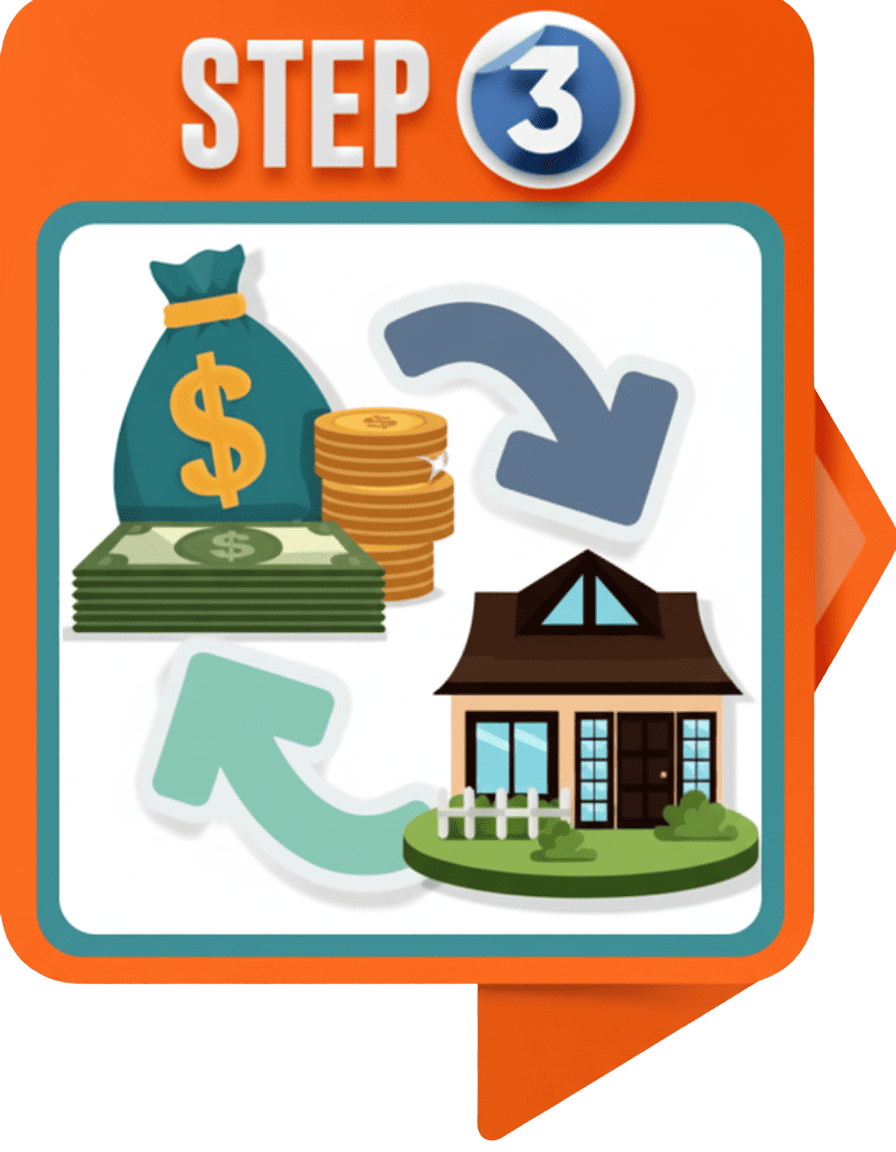 Step 3 to sell my house