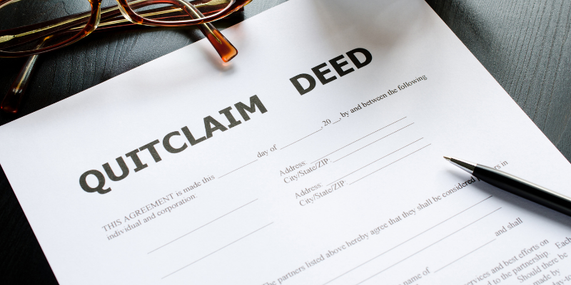 Sell house with quitclaim deed Texas